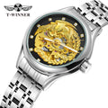 2023 Relogio WINNER Watch Montrepourhomme Ben Nevis Uhren Stainless Steel Mechanical Watches