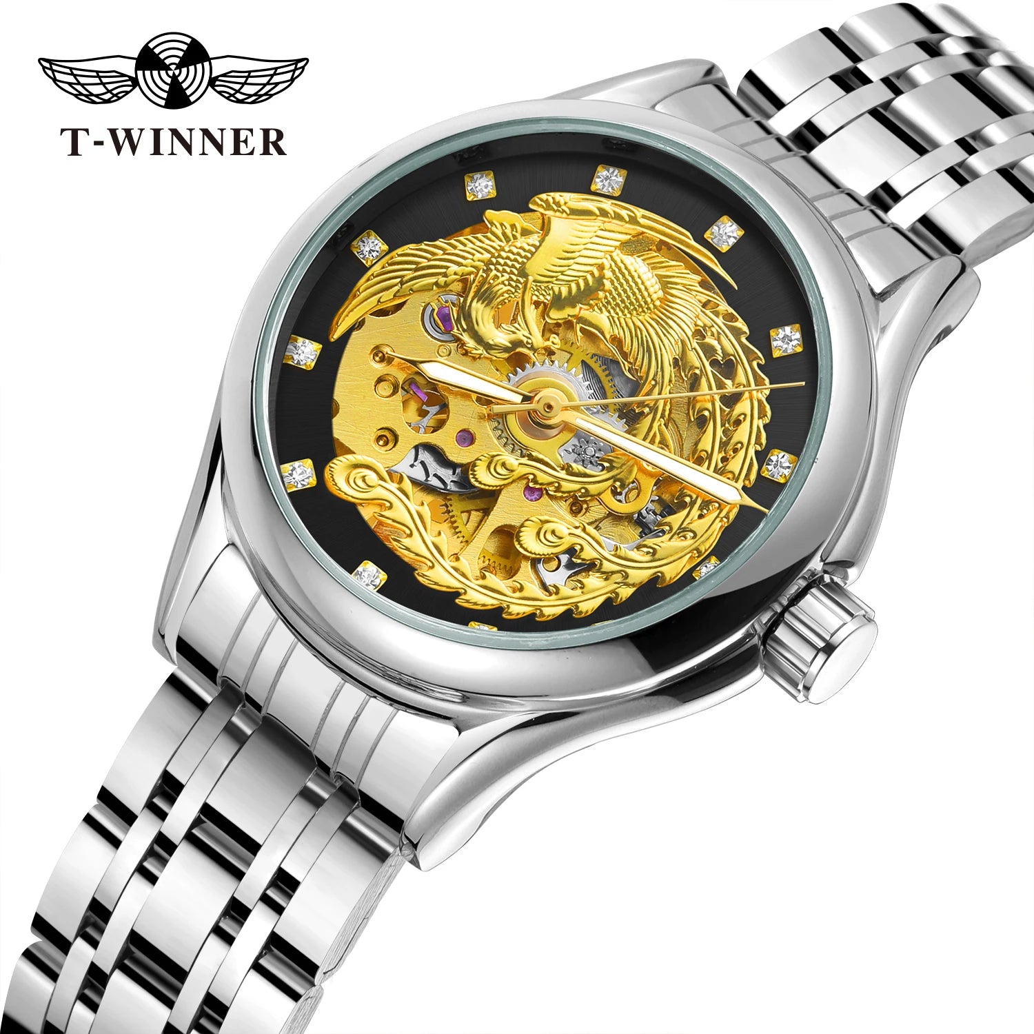 2023 Relogio WINNER Watch Montrepourhomme Ben Nevis Uhren Stainless Steel Mechanical Watches