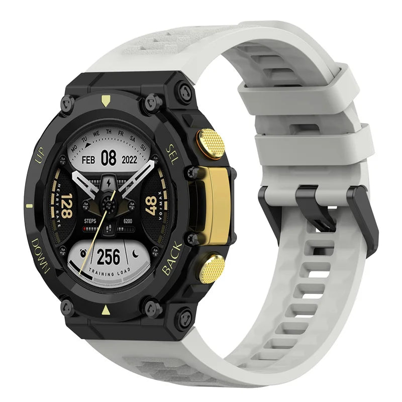 Watchband Men Rugged Replacement Correa Smartwatch Strap for Amazfit T Rex 2 Watch Band