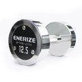 Round Rotate Dumbbell Free Weights Silver Steel Dumbbells Custom Logo Stainless Steel Dumbbell