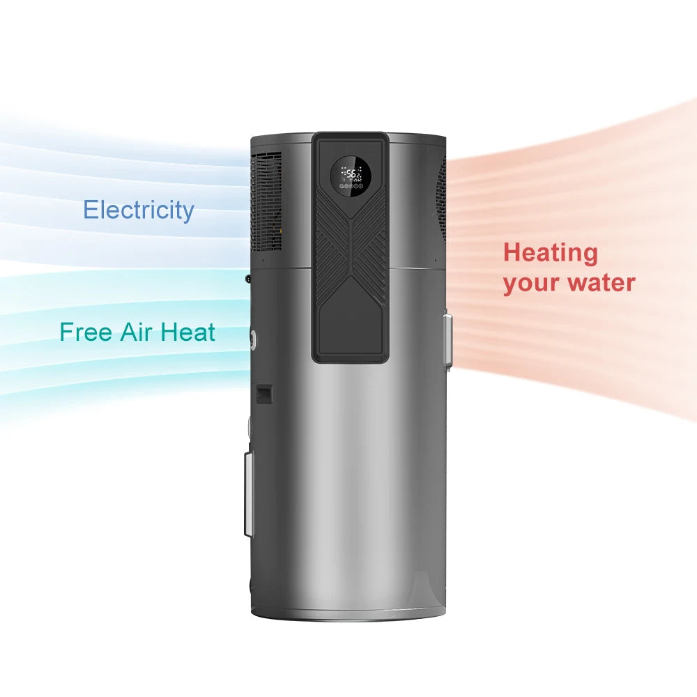 Factory R290 All-in-One Electric Water Heater StandardMark & WaterMark Certified Air Source Heat Pump for Household Use