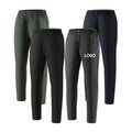 Custom Logo Ice Silk Men Sweatpants Men's Running Nylon Sweatpants With Pocket Drawstring Stretch Loose Casual Sweatpants