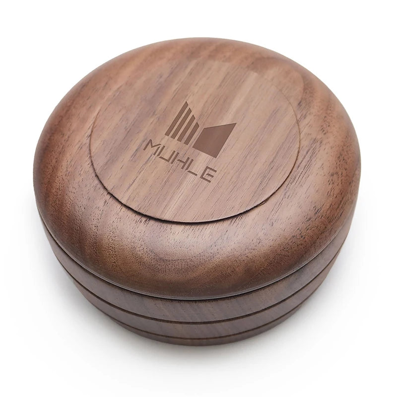 JDK Small Moq Walnut Wood Shaving Bowl 1pc Natural Soap Foaming Mug with Private Logo Custom