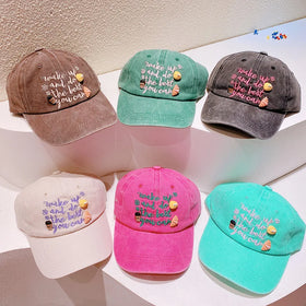 New High Ethnic Bow 7-Panel Denim Baseball Cap for Unisex Adults Lightweight Sporty Hip Hop Gold Copper Buckle Custom Logo