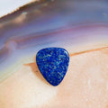 Diy Natural Crystal Printing Design Image Lapis Lazuli Guitar Picks Hot Sale OEM Gem Stones