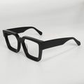 Millionaires Handmade Thick Acetate Optical Eyeglasses Frames Custom Logo Square Eyewear with Solid Pattern