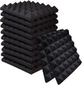 Self Adhesive Pyramid Sound-absorbing High-density Polyurethane Soundproofing Acoustic Panel NRC 0.9-0.95 Eco-Friendly