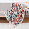 Amity Bohemian Sofa Cover Blanket Small Nap Blanket Cheap Wholesale Summer Throw Blankets for Home Decor