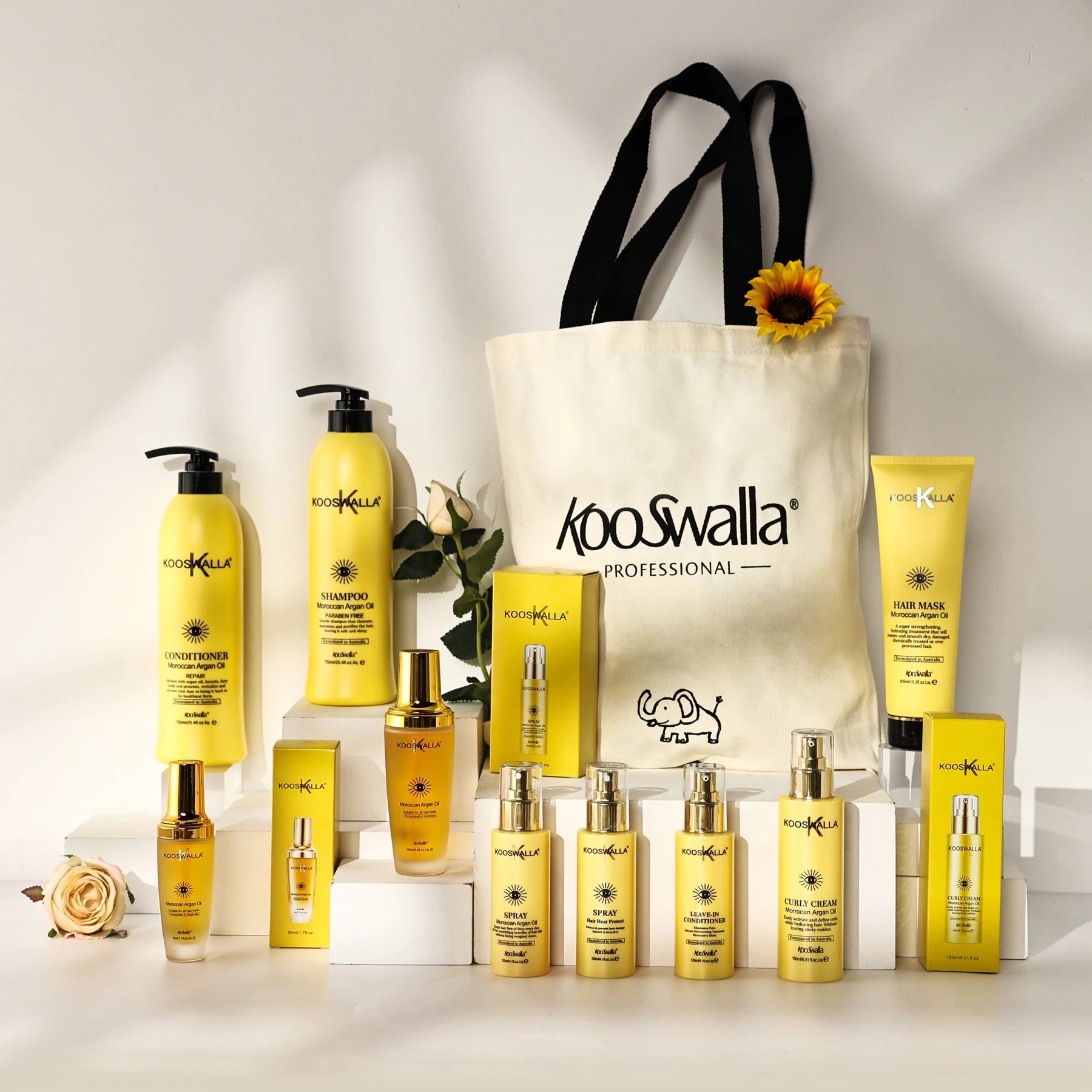All Hair Types Private Label Natural Moisturizing Organic Argan Oil Shampoo Kooswalla