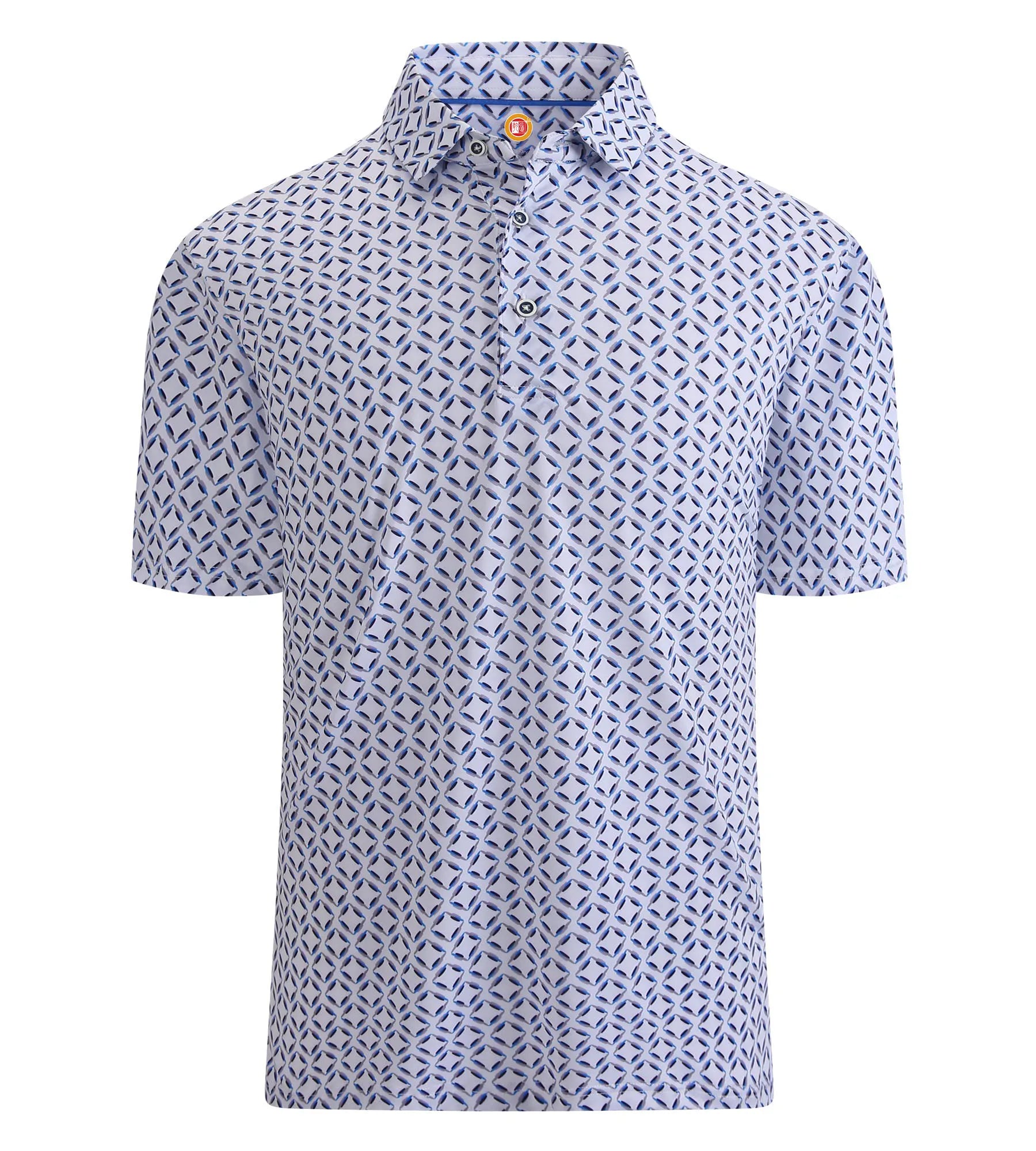 Design 80% Polyester 20% Spandex Pattern Allover Printing Oversized Quick Dry Slim Golf Polo Shirt Dry Fit