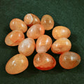 HZ 3 Size Crystal Citrine Yoni Eggs Set for Women Vaginal Exercise Natural Jade Eggs Yoni Eggs Certified