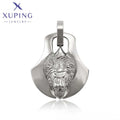 34694 XUPING JEWELRY Stainless Steel Jewelry Fashionable Custom Hip Hop Fashion Lion Heads Jewelry Pendant Charms