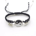 Hot Selling Alloy Tai Chi Eight Diagrams Woven Bracelets Hand Diamond Adjustable String for Couple Gift