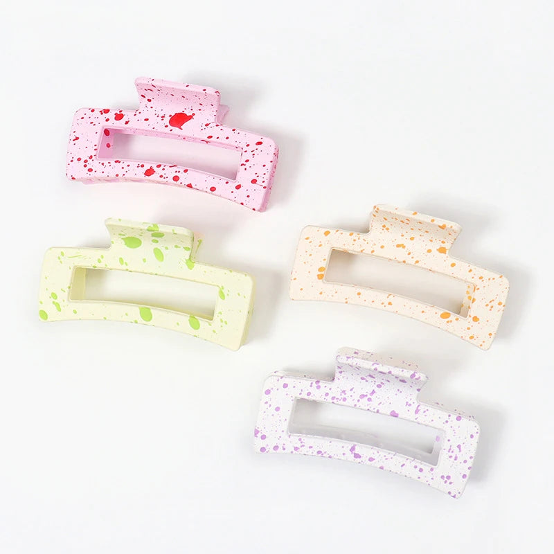 Customize New Fashion Hot Selling Plastic Personalized Hair Clips Hair Accessories for Woman