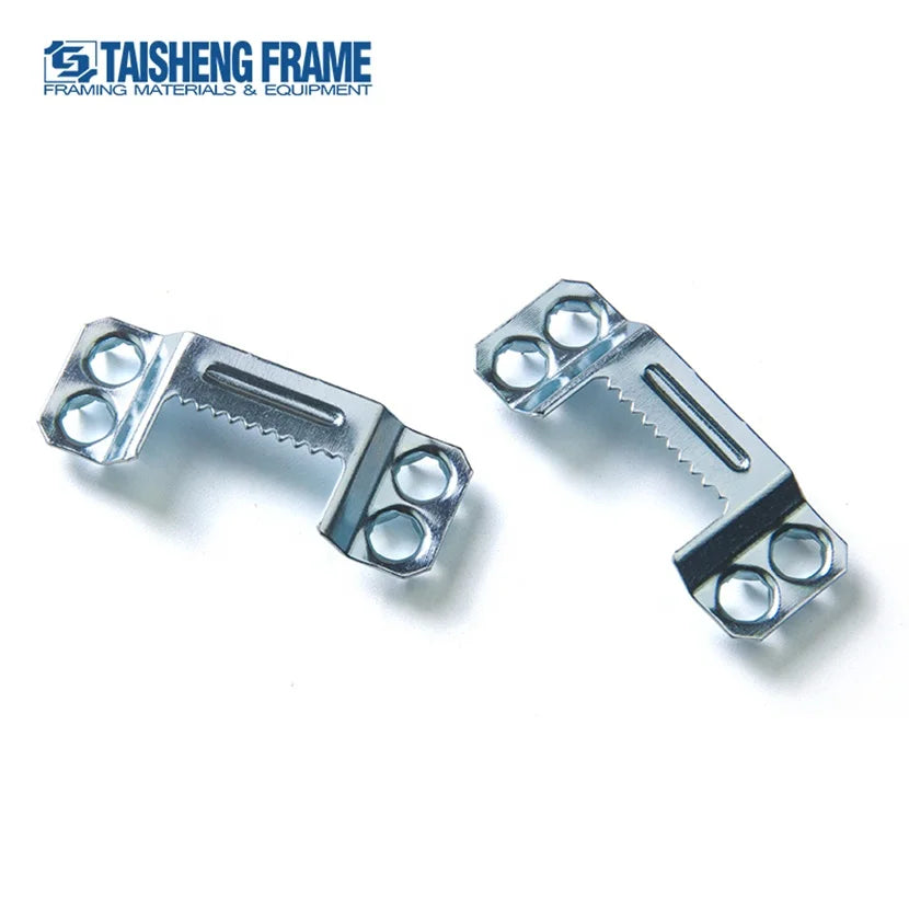 TS-K082 830 Zinc Plated Iron Silver Sawtooth Hanger Hardware Picture Frame Hanging Hook No Nail