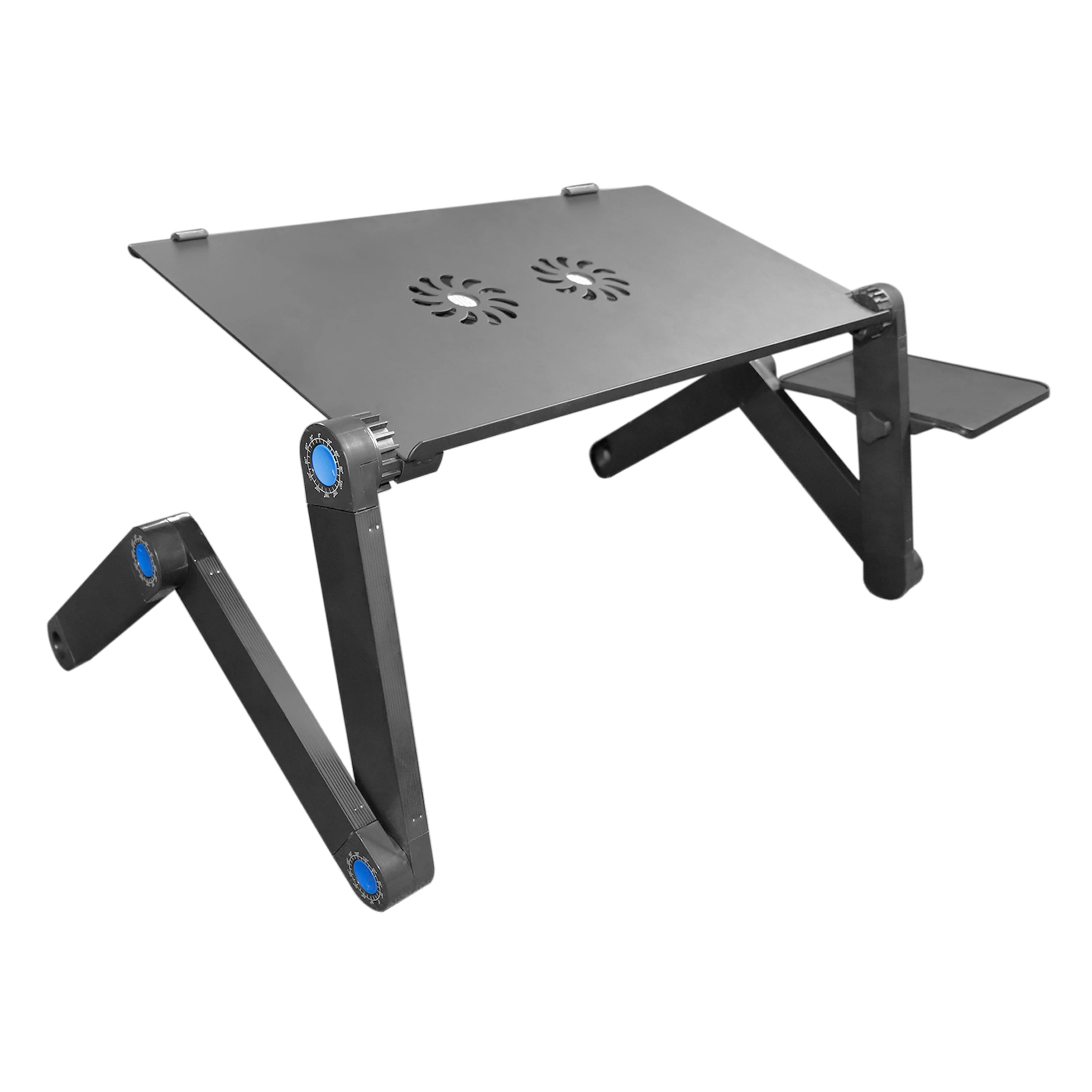 Hot Sale Portable Stainless Steel Laptop Stand Adjustable Computer Desk Foldable Laptop Desk With Cooling Holes