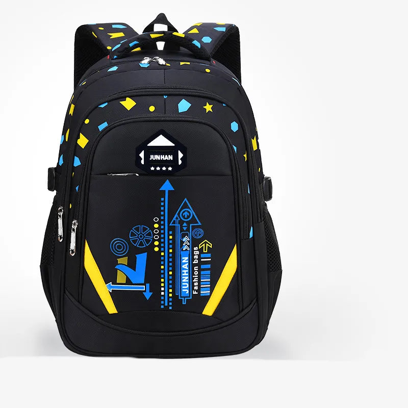 2022 Waterproof Bookbags for Grades 1-6 Students' School Backpacks Protective Spine Design for Children's Learning