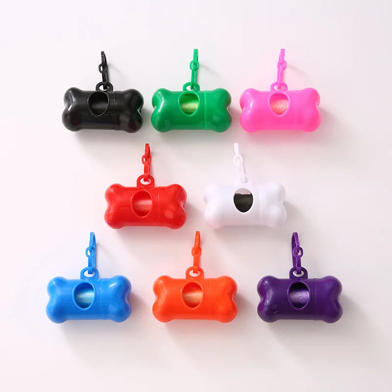 Customized Bone Shape Poop Bag Dispenser Pet Dog Poop Bag Holder Dog Waste Bag Dispenser