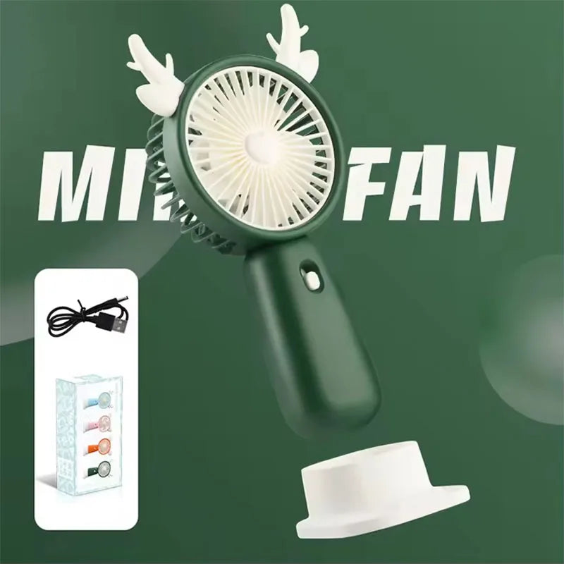 Electric Battery Powered Mini Small Handheld Fans Usb Rechargeable Portable Hand Held Mini Fan