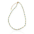 Bohemian Short Turquoise Necklace Beaded Necklace Fashion Handmade Choker Chain Perfect Gift