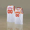Personalized Custom Breathable Nylon/Cashmere Basketball Uniforms Men Club College Team Jersey Sets Quick Dry Adults