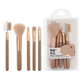 Custom Logo Eyeshadow Makeup Foundation Powder Blush Brush Foundation Complete Function 5Pcs Cosmetic Beauty Brushes Kit