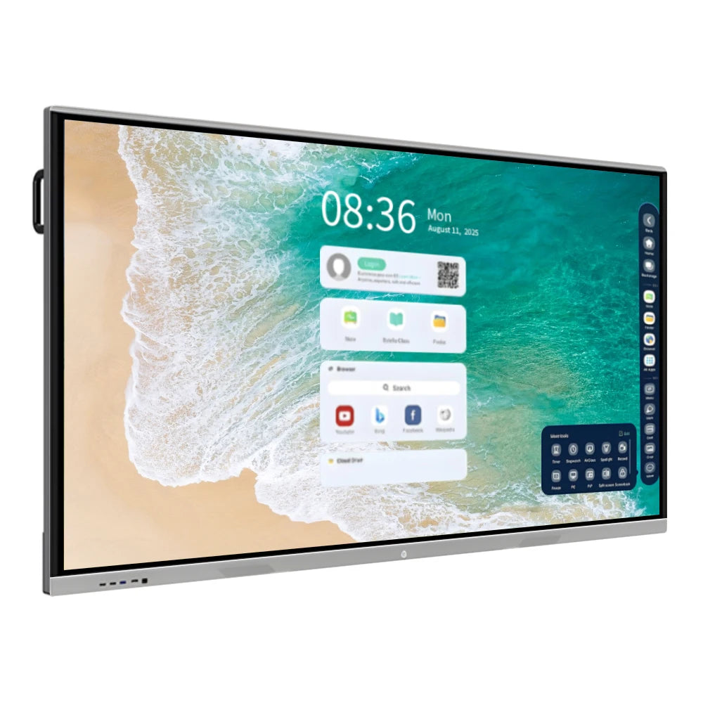 65 75 Inch Interactive Panel Smartboards Interactive Display Classroom 4k Digital Interactive Whiteboard Smart Board for School