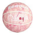 PSYCHE Custom Size 7 Pink Durable Basketball for Adult Indoor Outdoor Training with Logo Printed PU