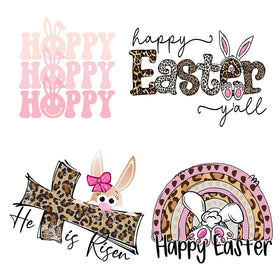 Heat Transfer Designs for T Shirts Wholesale Plastisol Heat Transfer Label for T-Shirt Easter Transfer Designs for T Shirt