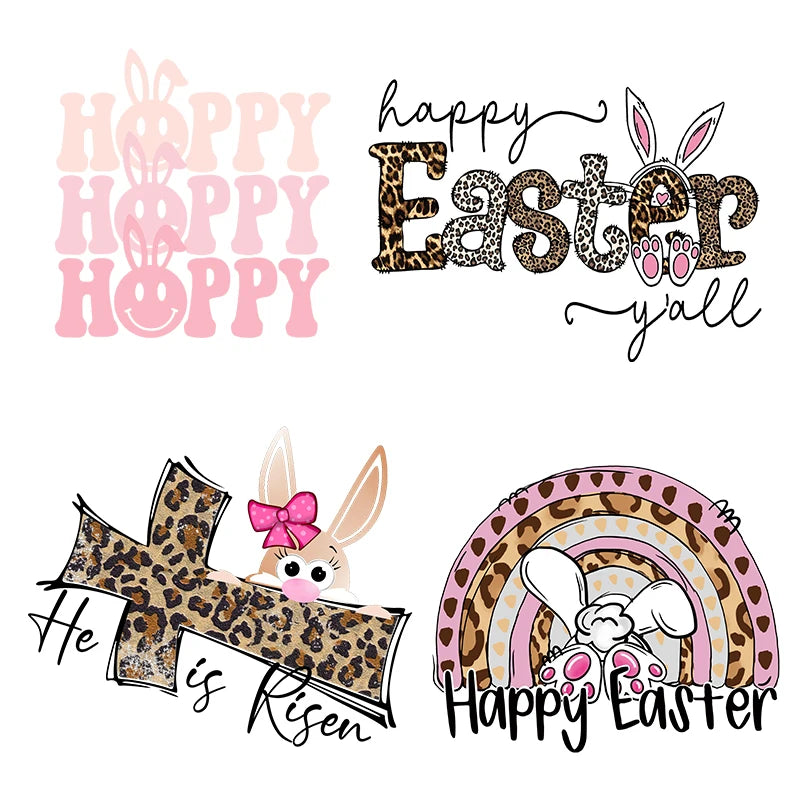 Heat Transfer Designs for T Shirts Wholesale Plastisol Heat Transfer Label for T-Shirt Easter Dtf Transfer Designs for T Shirt