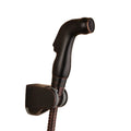 Modern ABS Bathroom Handheld Bidet Sprayer Kit Wall Mounted Oil Rubbed Bronze Toilet Shattaf Bidet Set