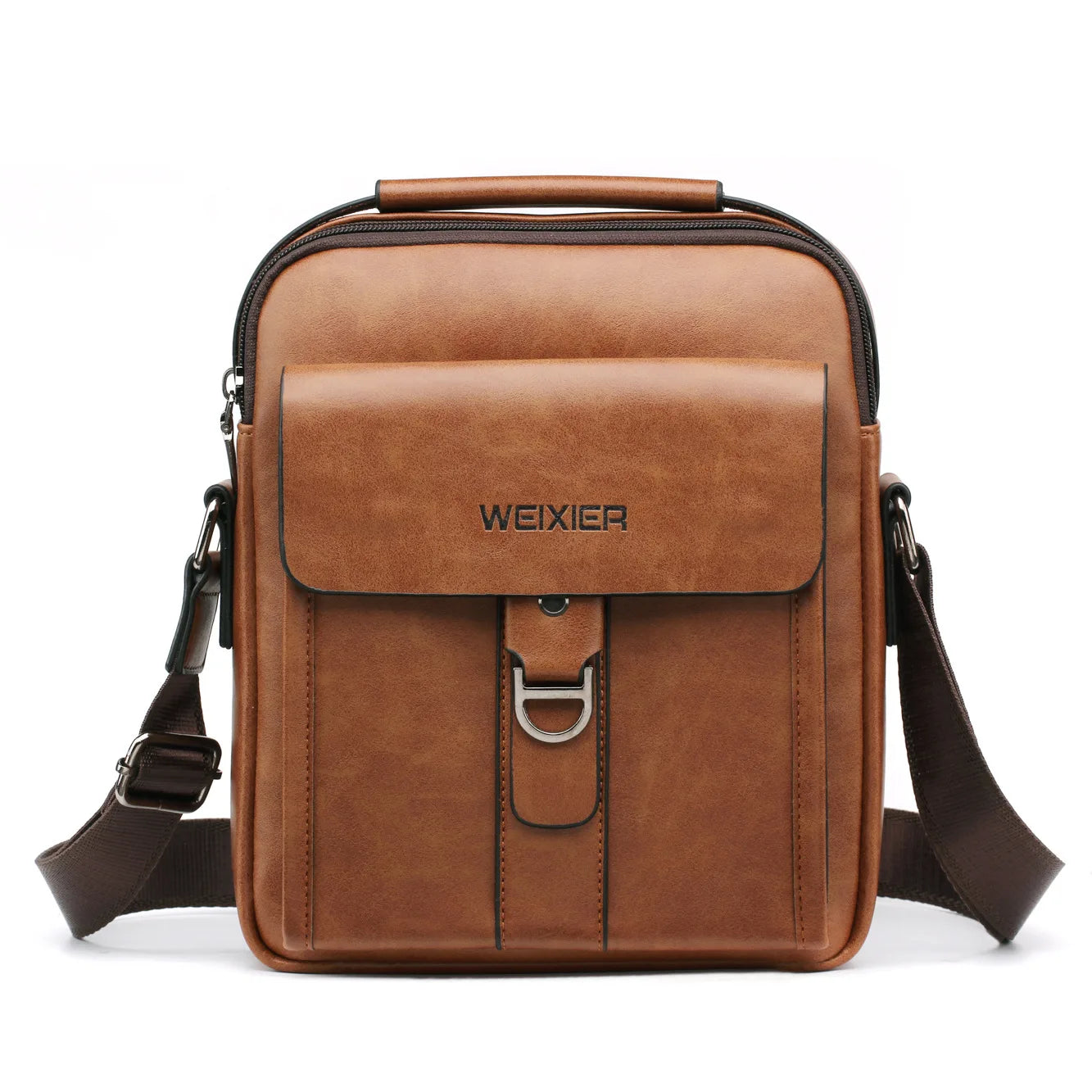 1101 Three Colors 2022 Custom Logo Wholesale Messenger Small Trending PU Leather Medium Shoulder Mens Crossbody Tote Bag