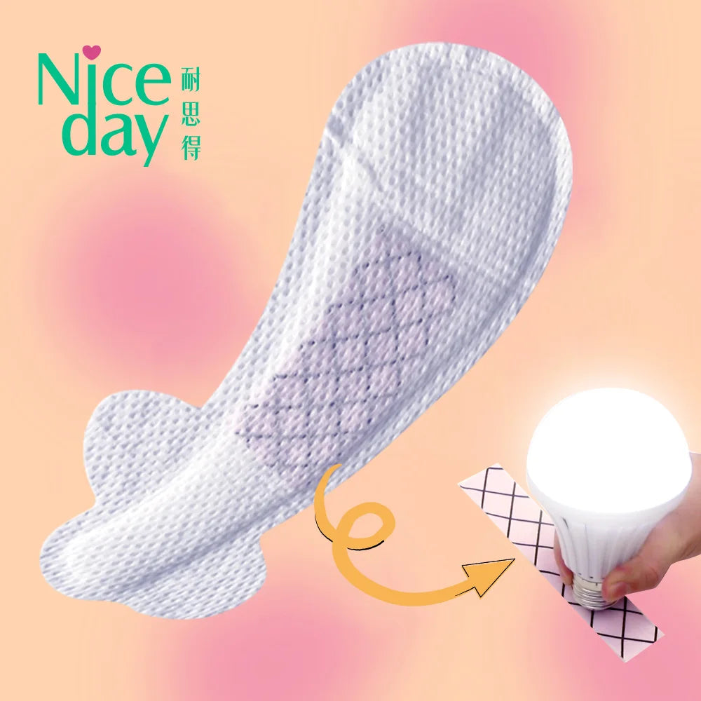 Niceday Specially Designed for Sensitive Skin Thong Style Panty Liners for Women Panty Liners for Light Flow Absorbency