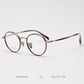 Pure Titanium Eyeglasses Woman Man Irregular Optical Eyewear Myopia Prescription Glasses Anti Blue Light