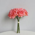 EM03441 Top Quality Artificial Silk Real Touch Latex Rose Flowers Wedding Party Decorative Rose Flower Bouquets
