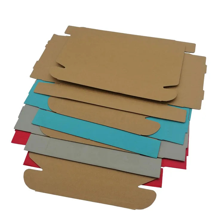 Wholesale Custom Logo Embossed Self Erecting Recyclable Corrugated Shipping Boxes for Gift & Craft Packaging