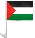 Wholesale Custom 100% Polyester Palestinian Car Flag with Digital Printing Promotional Flags & Banners