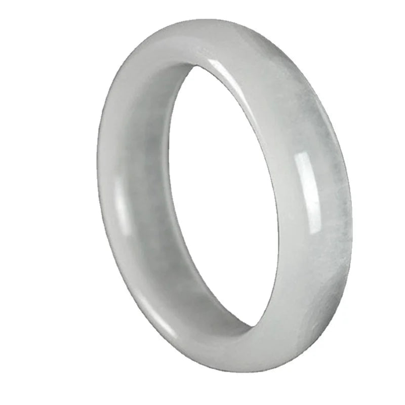 Wholesale White Quartzite Jade Afghan Bangle Silk Jade Bracelet Female Jade Bracelet
