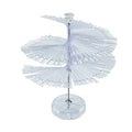 120 Color Rotating Display Rack Detachable 1Card Rack with Three Optional Fan Shaped Color Cards for Nail Supplies