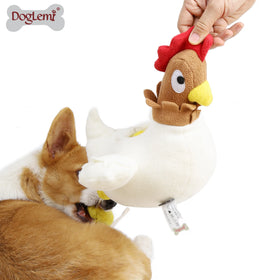 Chicken Lay Eggs Shape Training Squeakers for Dog Toys logo Snuffle Dog Activity Toy