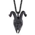 Britain Ireland Legend Gothic Stainless Steel Biker Viking Jewelry Animal Goat Sheep Head Pendant