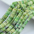 Wholesale Natural Green Opal 2*4mm 3*6mm 3*8mm Rondelle Beads for Jewelry Making DIY Bracelet Necklace Handmade