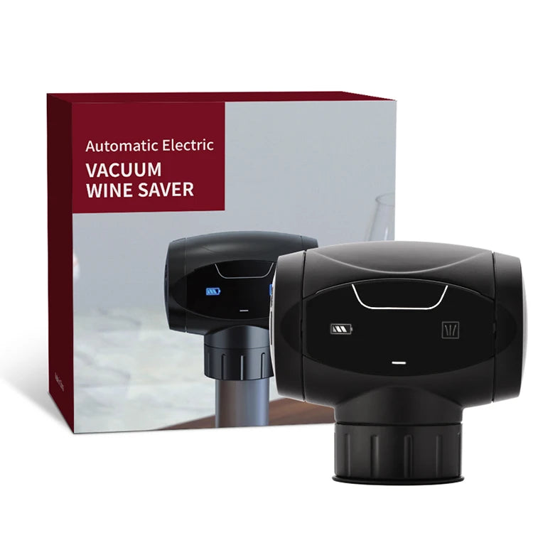 Mini Automatic Electric Vacuum Wine Stopper & Saver Pump Wedding Guest Gift in Silicone Material
