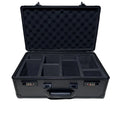 Customizable 4-Row Graded Card Case Storage with Locks Durable Slab Foam OEM Support