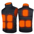 OEM 5V USB Power Heated Vest With 8 Heating Zones Unisex Heated Waistcoat