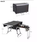 Wholesale Outdoor Portable Vehicle Car Camping Mobile Kitchen Mesa De Camping Table Folding Picnic Table for Family Travel