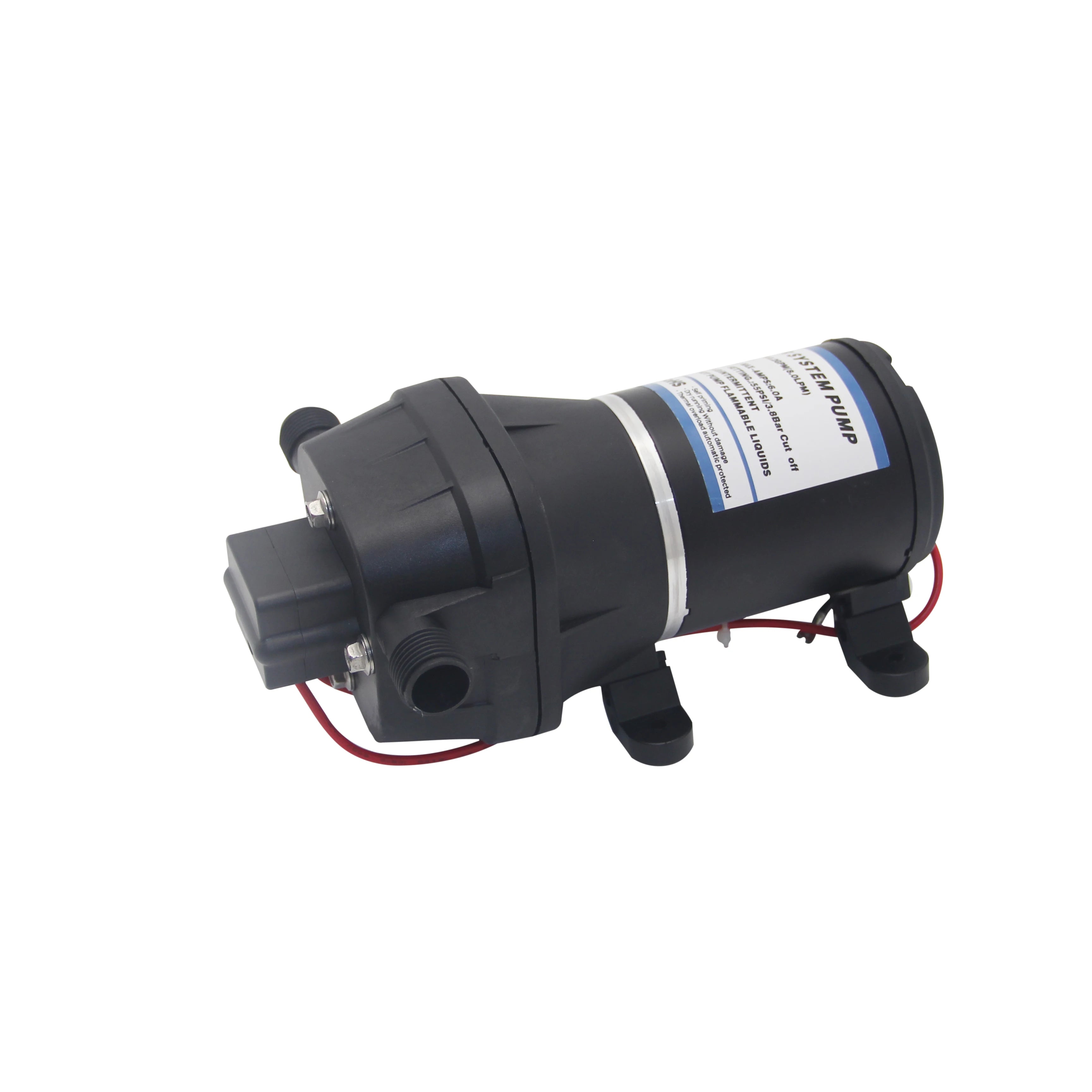 Black 4 Chamber DC 12v RV Water Pump
