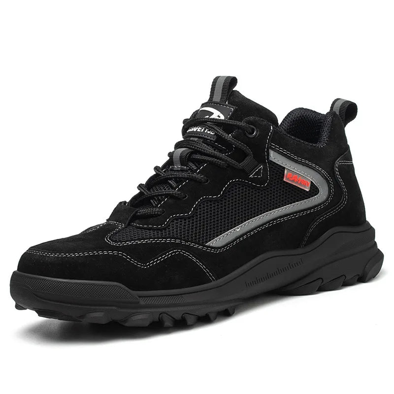 2026 Hot Sale Famous Brand Industrial Safety Shoes Steel Toe Western Dielectric Construction Summer Winter Factory Men's Mid Cut