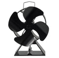 Eco Friendly Thermoelectric 4 Blades Heat Powered Wood Burning Stove Fan