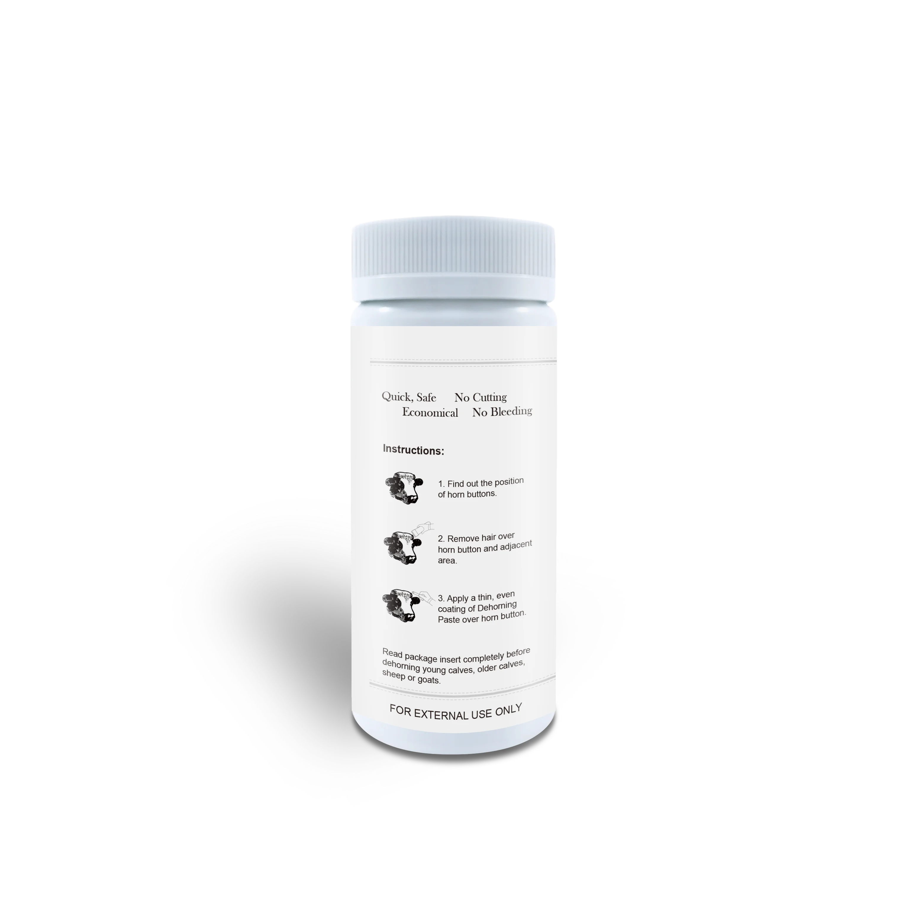 Veterinary Instrument Dehorning Paste to Prevent Horns Growth